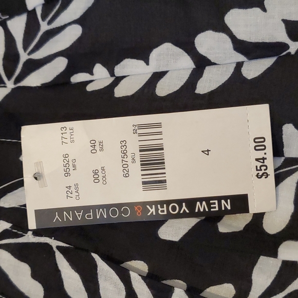 Black and white floral dress - Picture 7 of 8